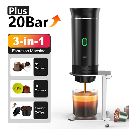 BrewGo™ – Self-Heating Portable Espresso Maker